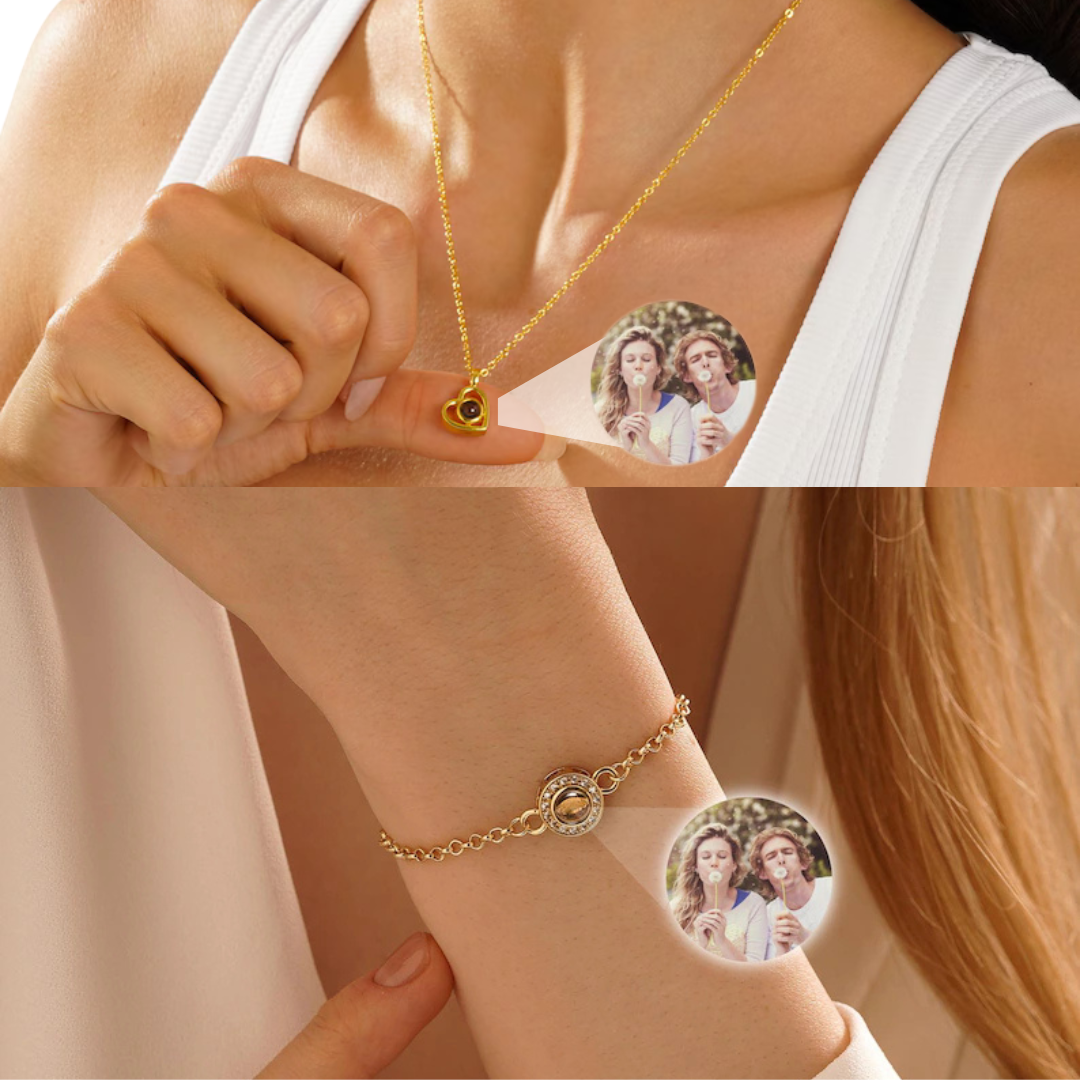 Personalized Photo Projection Necklace