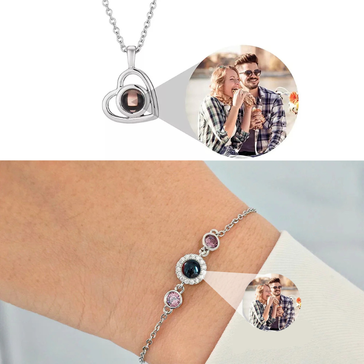 Personalized Photo Projection Necklace