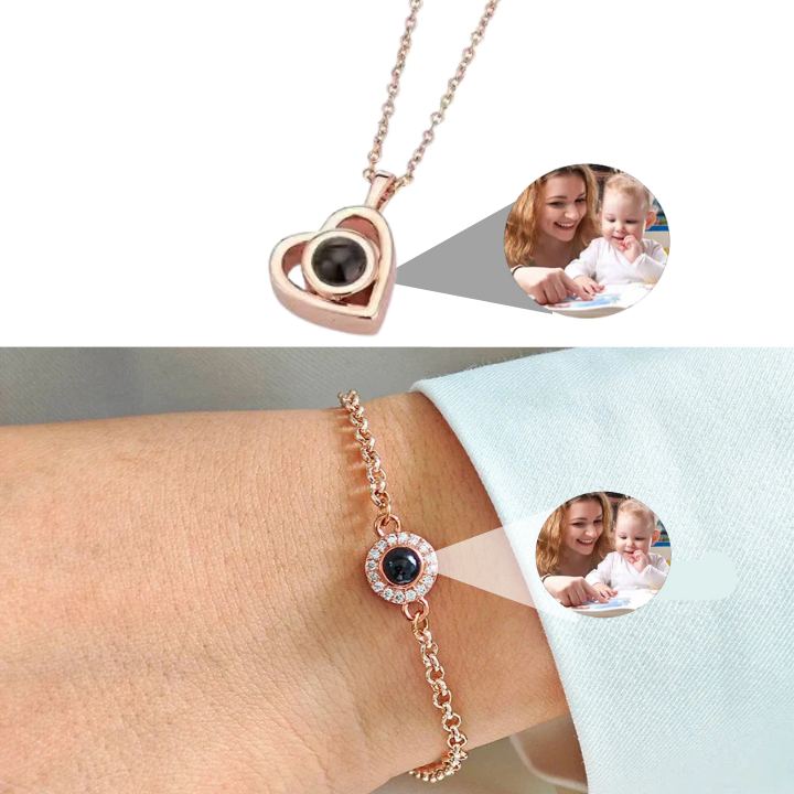 Personalized Photo Projection Necklace