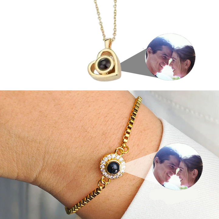 Personalized Photo Projection Necklace
