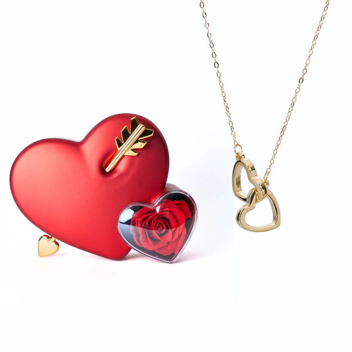 Coffret Amour Éternel et Collier Personnalisé