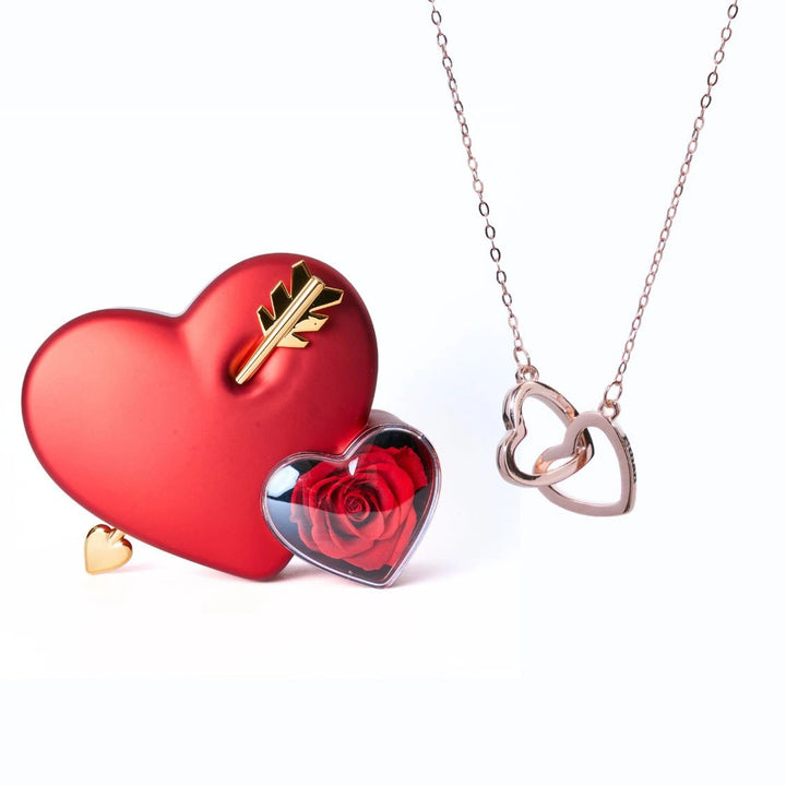 Coffret Amour Éternel et Collier Personnalisé