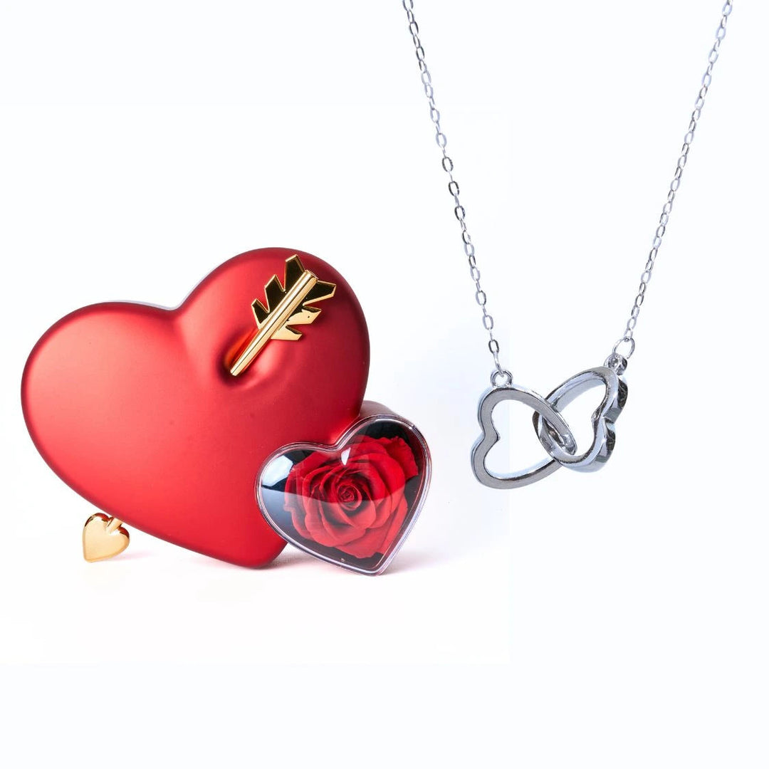 Coffret Amour Éternel et Collier Personnalisé