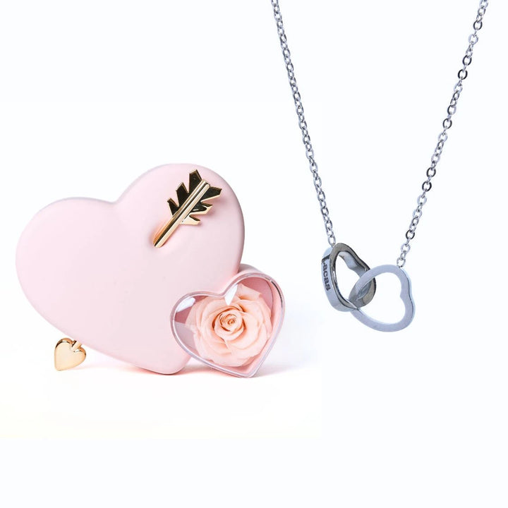 Coffret Amour Éternel et Collier Personnalisé