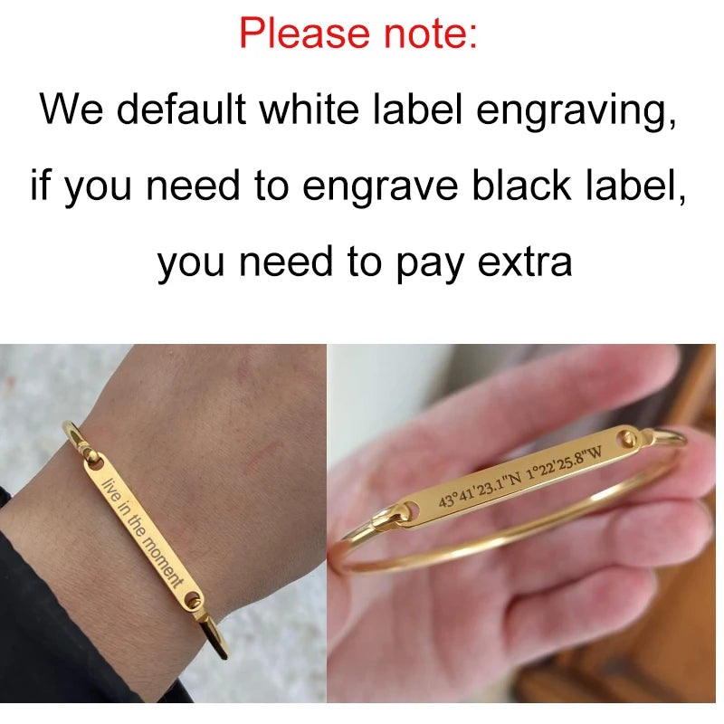 Personalized Engraved Bangle