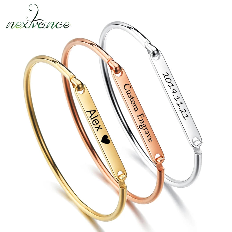 Personalized Engraved Bangle