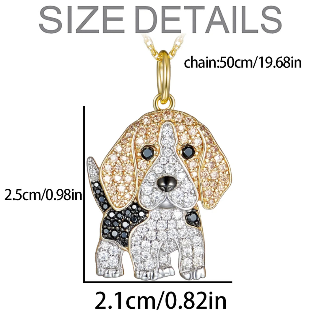 Pets Sterling Silver Pendant Necklace