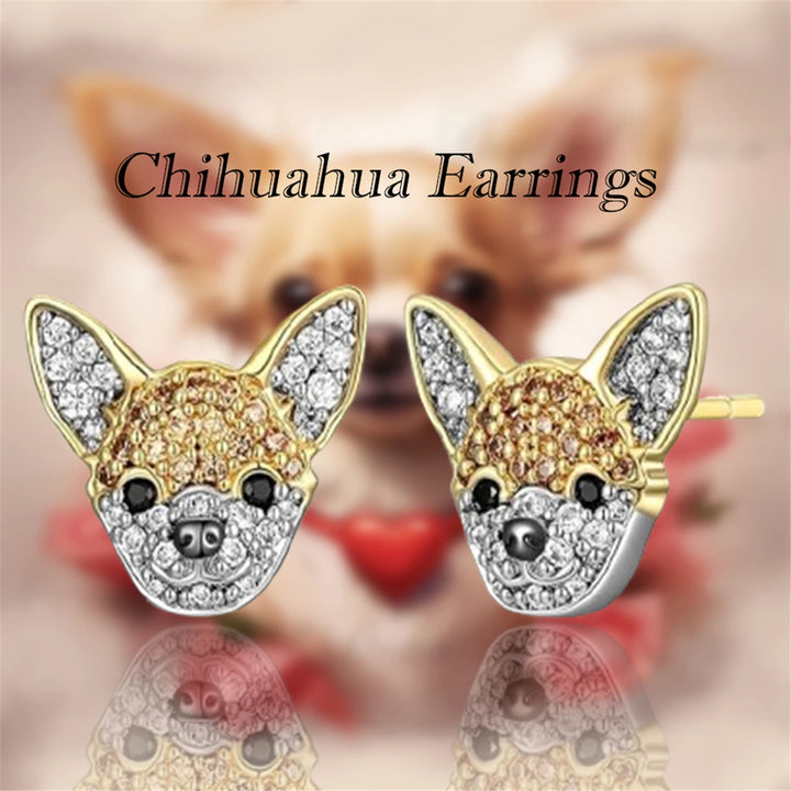 Pets Sterling Silver Jewelry Earrings