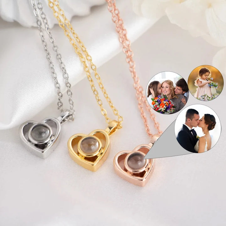 Personalized Photo Projection Necklace