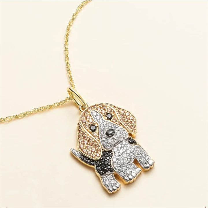 Pets Sterling Silver Pendant Necklace