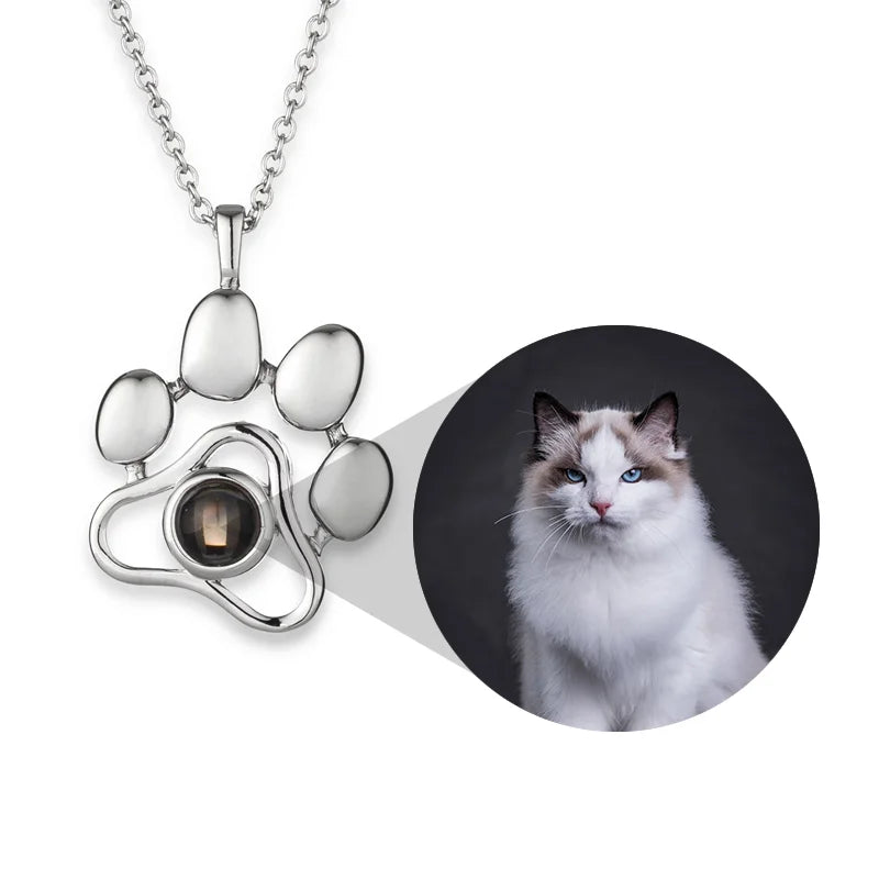 Pet Projection Necklace Photo