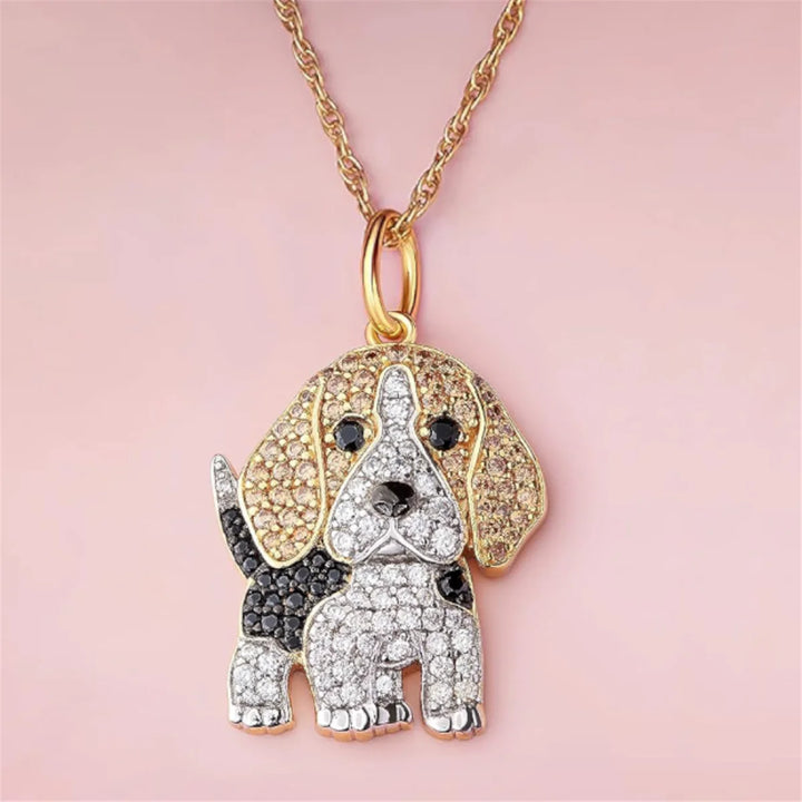 Pets Sterling Silver Pendant Necklace