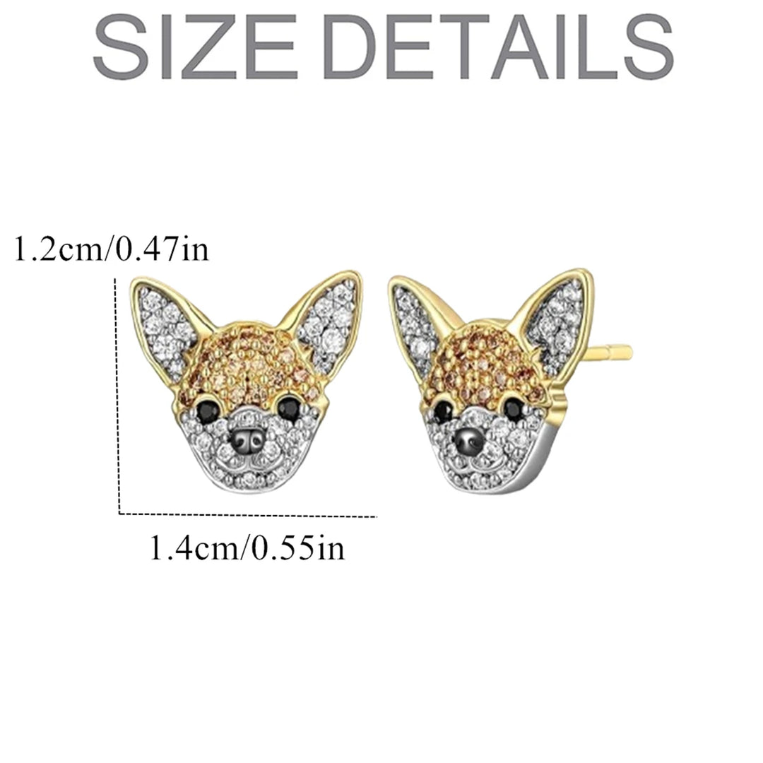 Pets Sterling Silver Jewelry Earrings