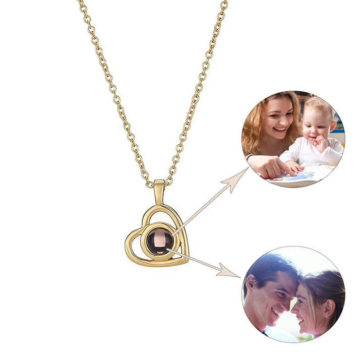 Personalized Photo Projection Necklace