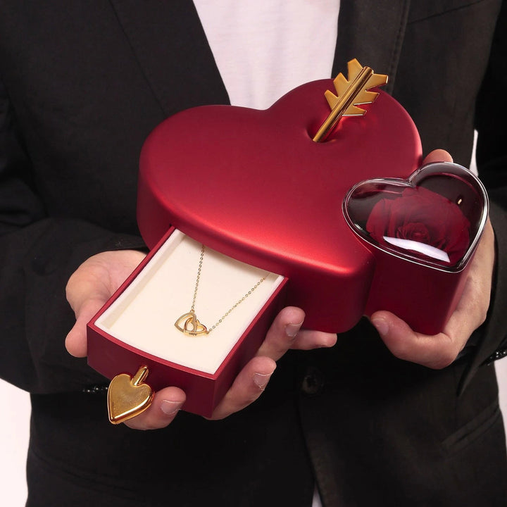 Coffret Amour Éternel et Collier Personnalisé